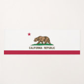 Flagge Kaliforniens (US-Staat) Yogamatte (Vorderseite (Horizontal))