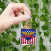 Flagge Kaliforniens USA Schlüsselanhänger (Hand)