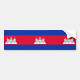 Flagge Kambodschas Autoaufkleber