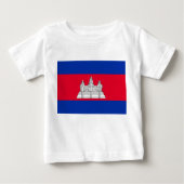 Flagge Kambodschas Baby T-shirt (Vorderseite)