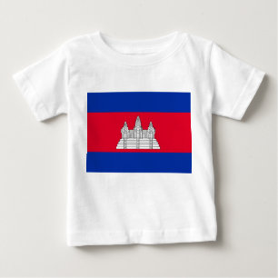 Flagge Kambodschas Baby T-shirt