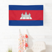Flagge Kambodschas Banner (Insitu)
