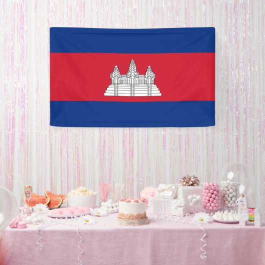 Flagge Kambodschas Banner (Party)