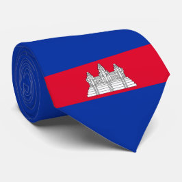 Flagge Kambodschas Krawatte
