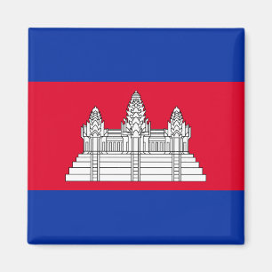 Flagge Kambodschas Magnet