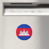 Flagge Kambodschas Magnet (In Situ (Geschirrspüler))