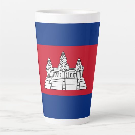 Flagge Kambodschas Milchtasse (Vorderseite)