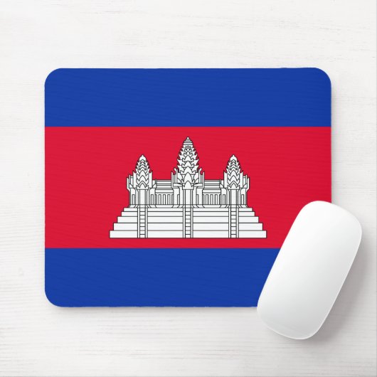 Flagge Kambodschas Mousepad (Mit Mouse)