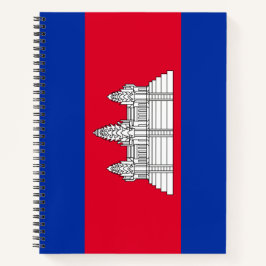 Flagge Kambodschas Notizblock