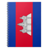 Flagge Kambodschas Notizblock (Vorderseite)