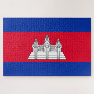 Flagge Kambodschas Puzzle