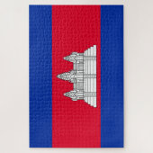 Flagge Kambodschas Puzzle (Vertikal)