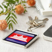 Flagge Kambodschas Schlüsselanhänger (Seite)