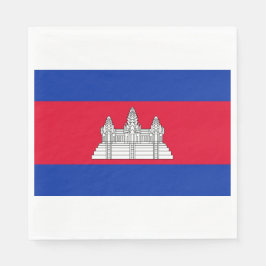 Flagge Kambodschas Serviette