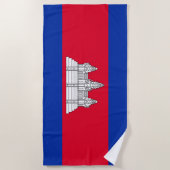 Flagge Kambodschas Strandtuch (Vorderseite)