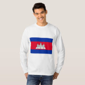Flagge Kambodschas T-Shirt (Vorne ganz)