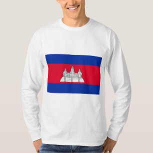 Flagge Kambodschas T-Shirt