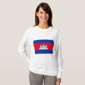 Flagge Kambodschas T-Shirt (Vorne ganz)