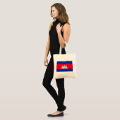 Flagge Kambodschas Tragetasche (Vorderseite (Model))