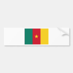 Flagge Kameruns Autoaufkleber