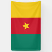 Flagge Kameruns Banner (Vertikal)