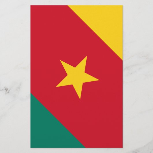 Flagge Kameruns Briefpapier (Vorderseite)