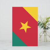 Flagge Kameruns Briefpapier (Stehend Vorderseite)