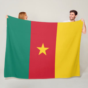 Flagge Kameruns Fleecedecke