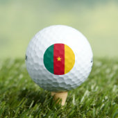 Flagge Kameruns Golfball (Insitu T-Shirt)