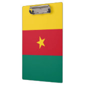 Flagge Kameruns Klemmbrett (Links)