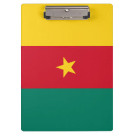 Flagge Kameruns Klemmbrett