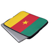 Flagge Kameruns Laptopschutzhülle (Vorne Knopf)