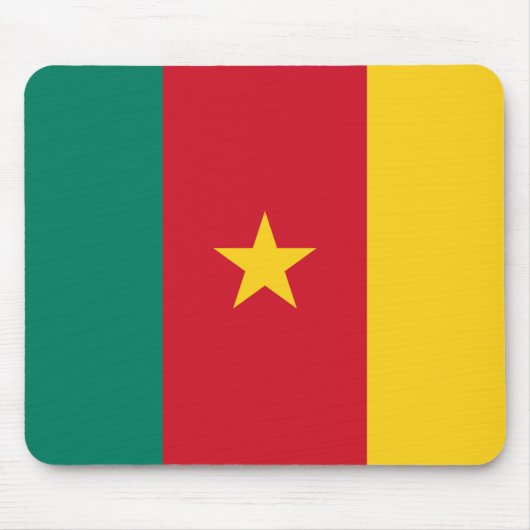 Flagge Kameruns Mousepad (Vorne)