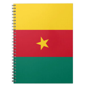 Flagge Kameruns Notizblock