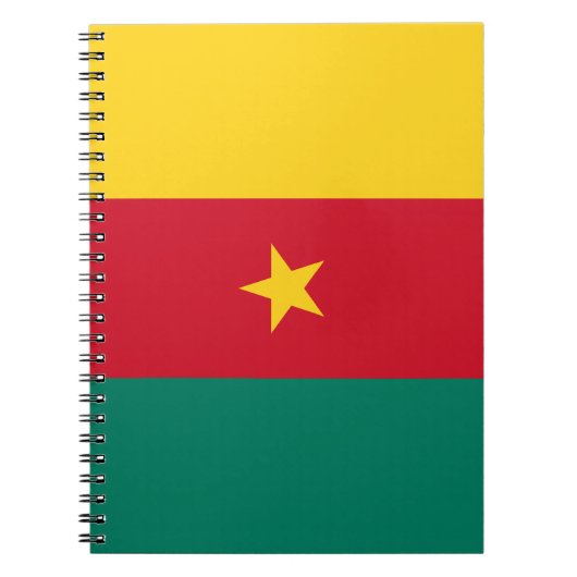 Flagge Kameruns Notizblock (Vorderseite)