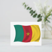 Flagge Kameruns Postkarte (Stehend Vorderseite)