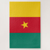 Flagge Kameruns Puzzle (Vertikal)
