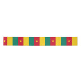 Flagge Kameruns Satinband (Vorderseite)