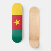 Flagge Kameruns Skateboard (Vorderseite)