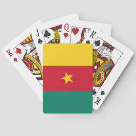 Flagge Kameruns Spielkarten