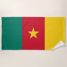 Flagge Kameruns Strandtuch