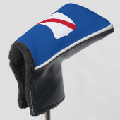 Flagge Kampaniens (Italien) Golf Headcover (3/4 Vorderseite)