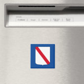 Flagge Kampaniens (Italien) Magnet (In Situ (Geschirrspüler))