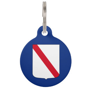 Flagge Kampaniens (Region Italien) Haustiermarke