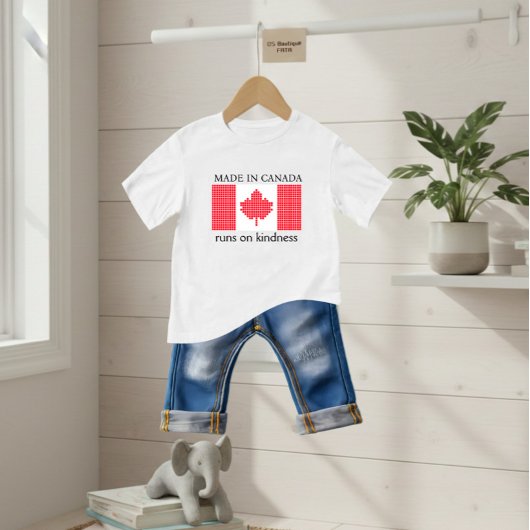 Flagge Kanadas Baby T-shirt