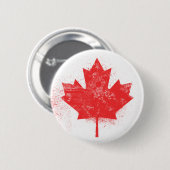 Flagge Kanadas Button (Vorne & Hinten)