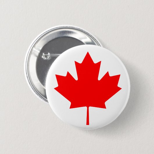 Flagge Kanadas Button (Vorne & Hinten)