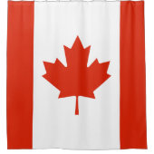 Flagge Kanadas Duschvorhang (Vorderseite)