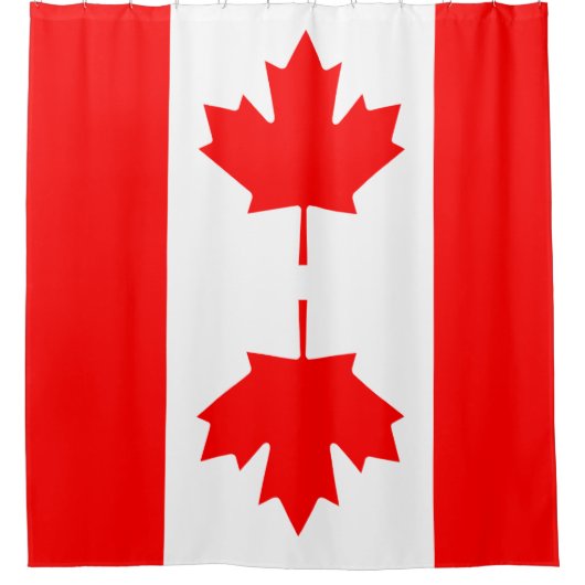 Flagge Kanadas Duschvorhang (Vorderseite)