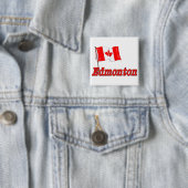 Flagge Kanadas - Edmonton Button (Beispiel)